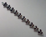 Baltic Amber, Sterling Silver, Link Bracelet, Hand Crafted Butterfly Design