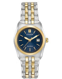 Citizen, Watch, Ladies, Corso, EW2294-53L, Eco-Drive, Two Tone, Blue Dial, Bracelet.