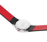 Mondaine, Watch, A658.30323.11SBBV. Black Vegan Grape Leather Strap. 30mm