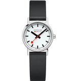 Mondaine Watch, A658.30323.11SBBV Black Vegan Grape Strap