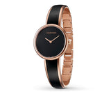 Calvin Klein, Watch, K4E2N611, Seduce, Black Dial, Rose Gold, Ladies, Swiss Made.