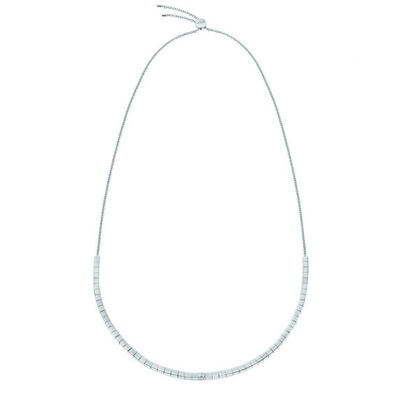 Calvin Klein Jewellery, Necklace, KJ9MMN040100, Cube, Cuboid, Ladies, Stainless Steel, Swarovski Crystals