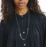 Calvin Klein Jewellery, Necklace, KJ9MMN040100, Cube, Cuboid, Ladies, Stainless Steel, Swarovski Crystals