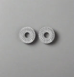 Hot Diamonds, Earrings, Studs, forever Collection, Accents, Sterling Silver, DE725