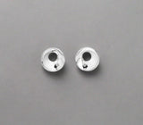 Hot Diamonds, Earrings, Stud, Quest Circle, Plain Sterling Silver, DE651