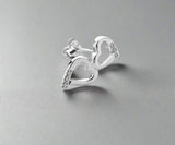 Hot Diamonds, Earrings, Stud, Just add Love, Sterling Silver, DE110