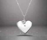 Hot Diamonds, Locket, Heart, Romantic Collection, Sterling Silver,Pendant, DP132
