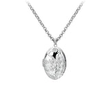 Hot Diamonds, Locket, Engraved Oval, Memories Collection, Sterling Silver, Pendant, DP773