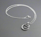 Hot Diamonds, Pendant, Eternity, Interlocking Collection, Sterling Silver, Pendant, DP372
