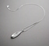 Hot Diamonds, Necklace, Teardrop, Plain Sterling Silver, DP785
