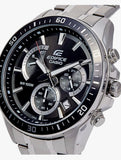 Edifice by Casio, Watch, Chronograph, EFR-552D-1AVUEF, 5490, Black Dial, Stainless Steel