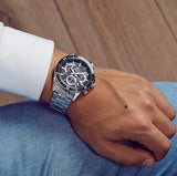 Edifice by Casio, Watch, Chronograph, EFR-552D-1AVUEF, 5490, Black Dial, Stainless Steel