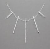 Waterford Jewellery, Pendant, Cleopatra Stone Set Necklace, Sterling Silver, WP214