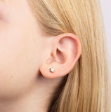 D For Diamonds, Earrings, Star,Stud, Silver Filigree, E573, Kids, Children’s, Jewellery