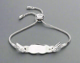 D For Diamond, Bracelet,  ID Toggle, Angles Wings, Silver, B4877, Kids, Children’s, Jewellery