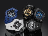 G-Shock, Watch, GA-710-1A2ER-5522, Analog, Digital, Black, Blue.