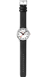 Mondaine, Watch, MSE.40210.LBV, EVO 2, Black, Vegan Grape Leather, 40mm, Date