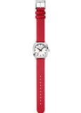 Mondaine, Watch, MSL.31110.LCV, Petite Cushion, Red, Vegan, Grape Leather, 31mm