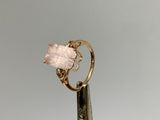 Vintage_Antique_Ring_9ct_Rose_Gold_Rose_Quartz_Diamonds_Size_R1_2_60