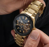 Guess, Watch, Gents, GW0636G2, Gold Tone 2-Tone Multi-function Watch