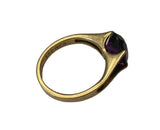 Vintage, Antique, Ring, 9ct, Yellow Gold, Amethyst , Size K (51)