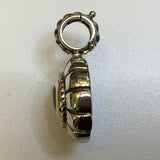 Silver, Pendant, Aqua Marine, Gold, (18ct), Two Tone, (925), Antique, Vintage