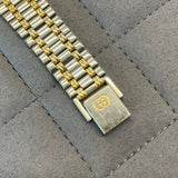 Guccii, Watch, 9000M, Vintage, Men’s, Woman’s, Two Toned, Gold & Silver, Metal Strap, Analog, DC Jewellers