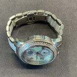 Thomas Sabo, Watch, Ceramic, White,  Swarovski crystals, Vintage, Woman’s, 2 Dials, Chronograph, Day Display, Silver, DC Jewellers
