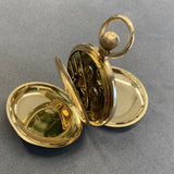Ludvik Hainz, Pocket Watch, Prague, Vintage, Antique, Hunter, Roman Porcelain Dial, DC Jewellers