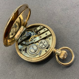 Ludvik Hainz, Pocket Watch, Prague, Vintage, Antique, Hunter, Roman Porcelain Dial, DC Jewellers