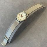 Mondaine, Watch 30300, Classic, Swiss Railways Quartz , White Dial, Mesh Strap,  DC Jewellery