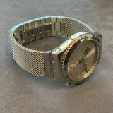 Swatch, Watch, Irony, SR936SW,  Stainless Steel, Silver Dial, Silver Mesh Strap, DC Jewellers