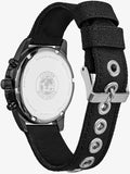 Citizen, Watch, Military, AT0205-01E, Eco-Drive, Chronograph, Black, Fabric