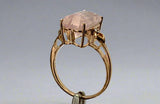 Vintage_Antique_Ring_9ct_Rose_Gold_Rose_Quartz_Diamonds_Size_R1_2_60