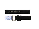 Citizen, Replacement Strap, Sport, 20mm, Black, Textile, Leather, AW5000-24E, 59-S53652