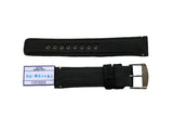 Citizen, Replacement Strap, Sport, 20mm, Black, Textile, Leather, AW5000-24E, 59-S53652