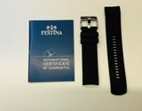 Festina, Replacement Strap, Bike Chronograph Sport, 26mm, Black  Silicone, Rub, F20353/2, BC10252