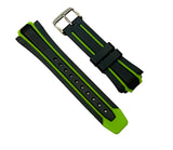 Citizen, Replacement Strap, Scuba, Fin, 26mm, Rub Silicon, Black, Green, Eco Drive, BN0090-01E, 59-S52813
