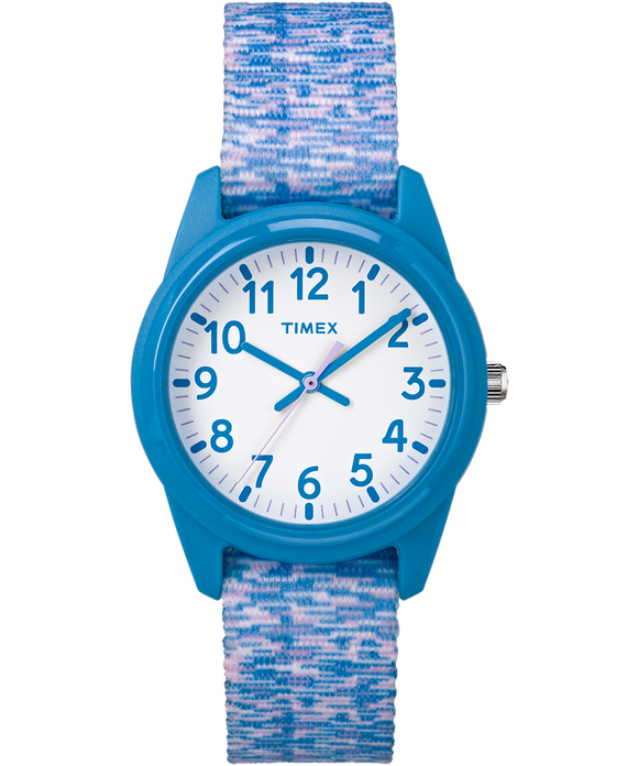 Timex, Watch, Kids, Time Matchine, Analog,  Blue/Purple,  Space Dye Nylon.