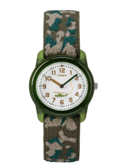 Timex, Watch, Kids, T78141, Children, 29mm, Indiglo, Camouflage
