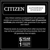 Citizen, Watch, Ladies, Dress Classic, EW1272-01A, Eco-Drive, White Dial, Leather Strap