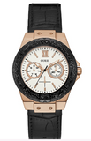 Guess, Watch, Ladies, W0775L9, Limelight, Black Dial, Black Strap.