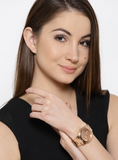 Guess, Watch, Ladies, l W1082L3, Rose Gold Plated,  with Rose Gold Dial and XL Logo.