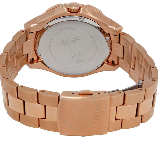Guess Watch Gents W0244G3 Men s Blue and Rose Gold. DC