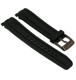 Festina, Replacement Strap, BC09483, Watch band, F16840, Black rubber / silicone, 22 mm - Timeless Chronograph