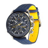 Citizen, Replacement Strap, Blue Angels, 23mm, Leather Watch Band,  AT8020-03L, S081165