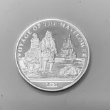 1oz, Silver, Coin, The History Of Britain, 1620, Voyage of the Mayflower, .999, Fine, DC Jewellers