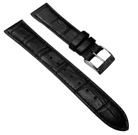 Citizen, Replacement Strap, 18mm, Original,, Black Leather Watch Band, Genuine, 59-R50307