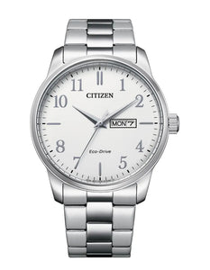 Citizen, Watch, Gents, Dress Classic, BM8550-81A, Eco Drive, White Dial, Date.