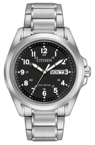 Citizen, Watch, Gents, Men’s Sport, AW0050-82E, Eco Drive, Black Dial